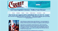 Desktop Screenshot of cquestmarine.com