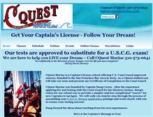 Tablet Screenshot of cquestmarine.com